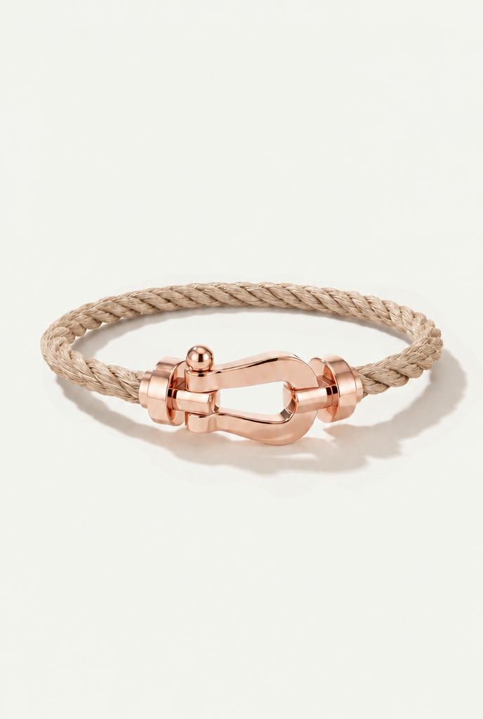 צמיד מרינה Sand/Rose Gold