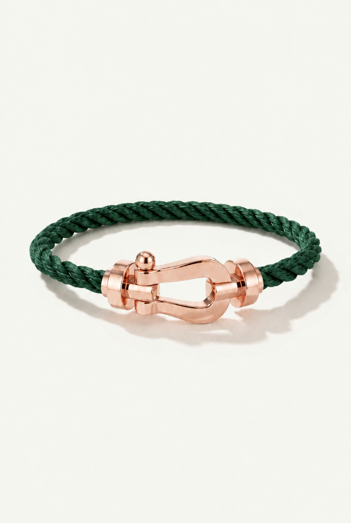 צמיד מרינה Green/Rose Gold